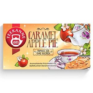 Teekanne Sweeteas Caramel Apple Pie mit Apfelkuchen-Karamell-Geschmack, 12er Pack (12 x 18 Teebeutel)