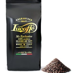 Lucaffé Kaffeebohnen - Mr. Exclusive 100% Arabica Blend - 1er Pack (1 x 1kg), nach original italienischer Tradition, Made in Italy