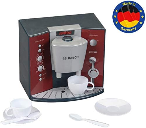 Bosch Kaffeemaschine mit Sound | Batteriebetriebene Espressomaschine mit realistischen Geräuschen | Maße: 14,5 cm x 19,5 cm x 17 cm | Spielzeug für Kinder ab 3 Jahren