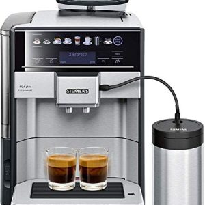 Siemens TE657F03DE EQ.6 plus S700 Extraklasse Kaffeevollautomat inklusive Milchbehälter, 1.7 liters, Edelstahl