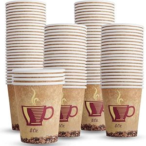 MaxxCore® Kaffeebecher To Go Pappe 230ml 50er Pack - Pappbecher Einweg für Kaffee & Tee - Einwegbecher für Heißgetränke - Recyclebare Papp Becher für Party, Picknick oder Unterwegs - Kaffebecher