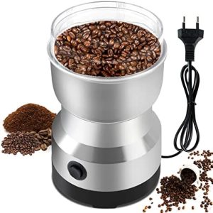 Kaffeemühlen Elektrisch 300ml Multifunktional Coffee grinder，Mit 4 rostfreien Stahlklingen Zum Mahlen von Kaffeebohnen, Nüssen, Gewürzen und Körnern