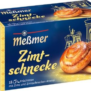 Meßmer Zimtschnecke | 18 Teebeutel | Vegan | Glutenfrei | Laktosefrei