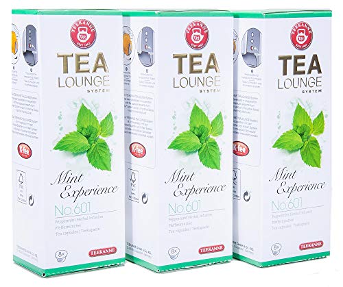 Teekanne Tealounge Kapseln - Mint Experience No. 601 Käutertee (3x8 Kapseln)