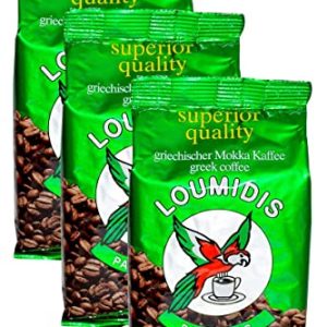 Griechischer Mokka Kaffee Loumidis, Sparpaket (3 x 194g)