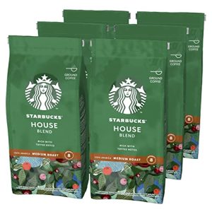 STARBUCKS House Blend, Mittlere Röstung, Filterkaffee 200g (6er Pack)