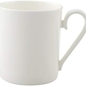 Villeroy & Boch - Royal Kaffeebecher, Edle Kaffeetasse aus Premium Bone Porzellan, spülmaschinenfest, 300 ml