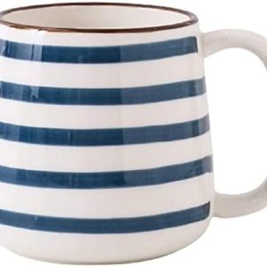 FülleMore Kaffeetasse Lustige Teetasse Kaffee Becher aus Keramik 400ml Trinkbecher Kaffeepott mit Henkel Bürotasse für Kaffee Cappuccino Heißgetränk (B)