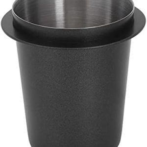 Dosierbecher, 58 Mm Edelstahl-Kaffeedosierbecher, Kaffeemaschinengriff, Dosierwerkzeug, Zubehör, Pulveraufnahmebecher, Espresso-Kaffeezubehör für Kaffeemaschine, Heimcafé (58