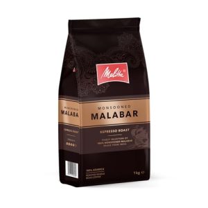 Melitta Monsooned Malabar Raritäten-Kaffee, 1 kg, Kaffee-Bohnen, ungemahlen, 100% Arabica Bohnen aus Indien, geröstet in Deutschland, Stärke 4