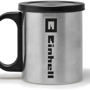 Original Einhell Kaffeetasse für Akku-Kaffeemaschine (Zubehör und Ersatzteil für die Einhell Akku-Kaffeemaschine TE-CF 18 Li, 240 ml Kaffeetasse mit Deckel, staubdicht)