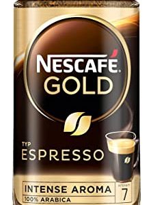 NESCAFÉ Dolce Gusto NESCAFÉ GOLD Typ Espresso, löslicher Instant-Espresso-Kaffee mit 100% feinen Arabica Kaffeebohnen, koffeinhaltig, mit samtiger Crema, 1er Pack (1 x 100g)