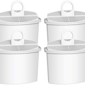 Waterdrop 4er TÜV SÜD Zertifizierte Ersatzfilterpartrone für Braun® Brita® PureAqua KWF2, Braun® BRSC006, Braun® AromaSelect, AromaPassion, Impression Kaffeemaschinen