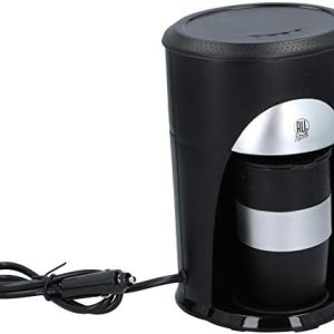 All Ride Kaffeemaschine - Kaffee - Kaffe to go - Auto LKW 24V - Aktiva 300W - Pad für 1 Tasse - inkl. Becher, Schwarz (Schwarz)