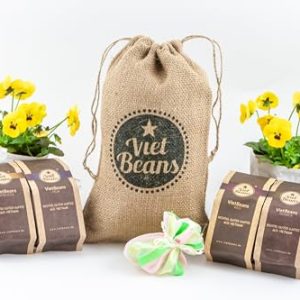 Kaffee Geschenk für Kaffeeliebhaber - Kaffee im Kaffeesack Jute - Vier Sorten exotischer Kaffee im Jutesack - Kaffee Geschenkidee - Geschenk für Kaffeetrinker - Probierset - Gemahlen