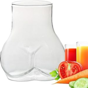 2 Stk Lustiger Kaffee Becher - Lustige Kaffeetasse Hintern Form | Haushaltswasserschale Handheld-Glas- Butt- Förmiger Tassen | Humorvoller Becher, Individuelle Lustige Geschenke Für Frauen Und Männer