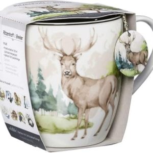 Ritzenhoff & Breker Kaffeebecher 500 ml Wildlife mit Anhänger Größe Kaffeebecher 500 ml Wildlife Hirsch