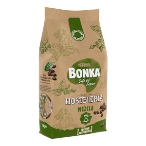 Bonka Geröstete Kaffeebohnen für Gastronomie, 1 Packung x 1 kg