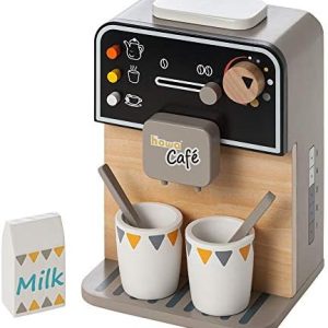 howa Kaffeemaschine aus Holz incl. 7 TLG. Zubehör 4885