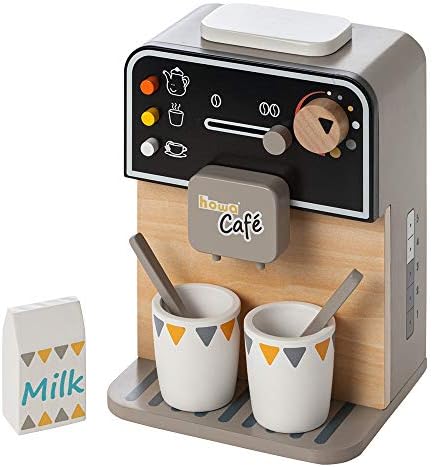 howa Kaffeemaschine aus Holz incl. 7 TLG. Zubehör 4885