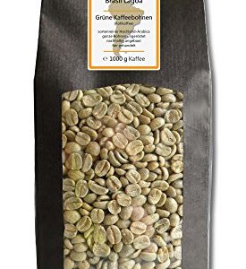 Rohkaffee - Grüner Hochland Kaffee Brasil Lagoa (grüne Kaffeebohnen 1000g)