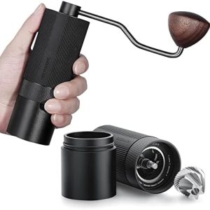 Manuelle Kaffeemühle – Normcore Handkaffeemühle mit einstellbarer Einstellung – konischer Grat aus Edelstahl für Aeropress, Tropfkaffee, Espresso, French Press, Pour Over, türkisches Gebräu –