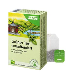 Salus Grüner Tee entkoffeiniert (40 Filter Beutel = 72g) BIO, 72 g